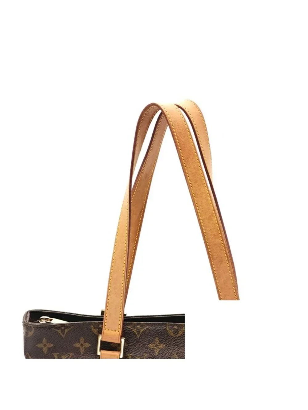 Louis Vuitton Cabas Piano Monogram Canvas Brown Shoulder Tote Bag